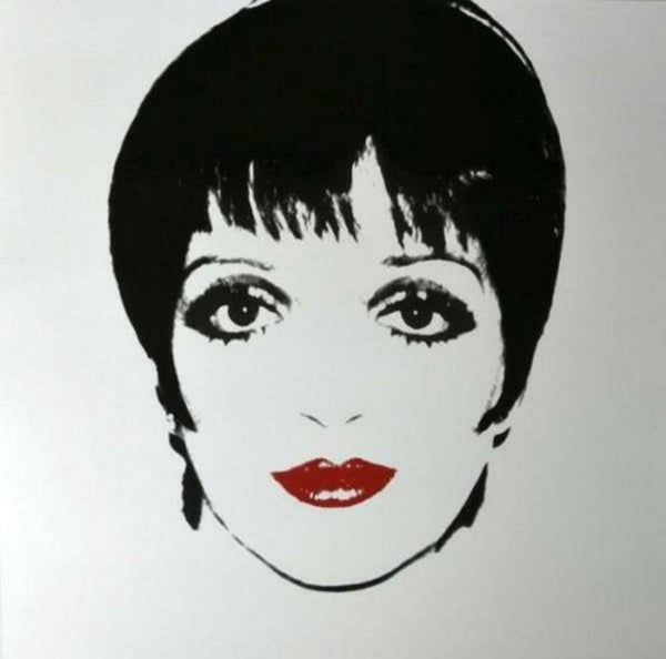 Andy Warhol- Screenprint in colors "Liza Minnelli, 1976, White"