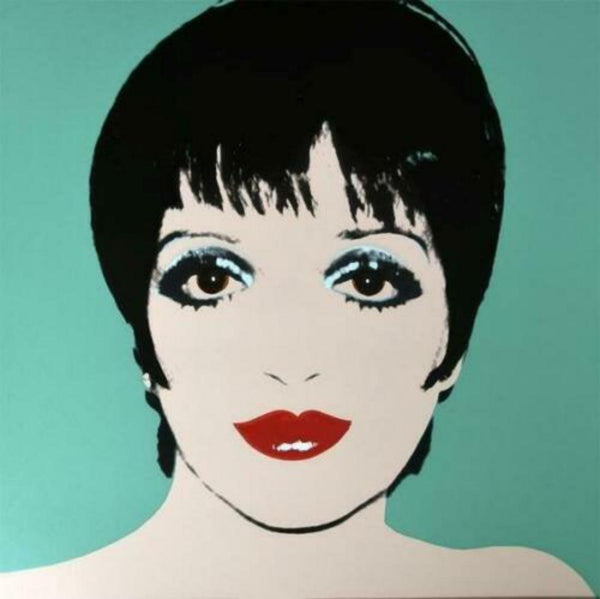 Andy Warhol- Screenprint in colors "Liza Minnelli (Green)"