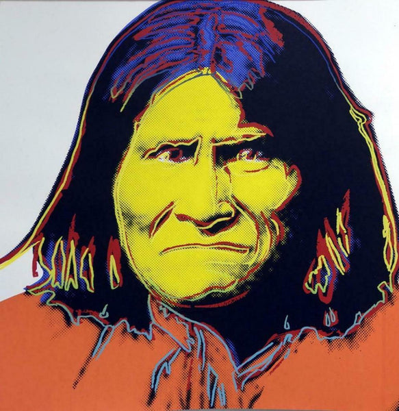 Andy Warhol- Screenprint in colors "Geronimo"