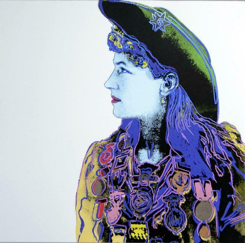 Andy Warhol- Screenprint in colors "Annie Oakley"