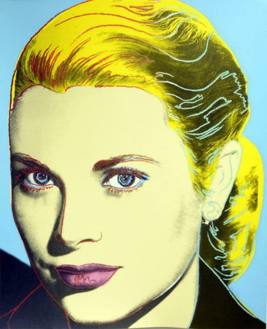 Andy Warhol- Screenprint in colors "GRACE KELLY"
