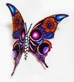 Patricia Govezensky- Original Painting on Cutout Steel "Butterfly CCLII"