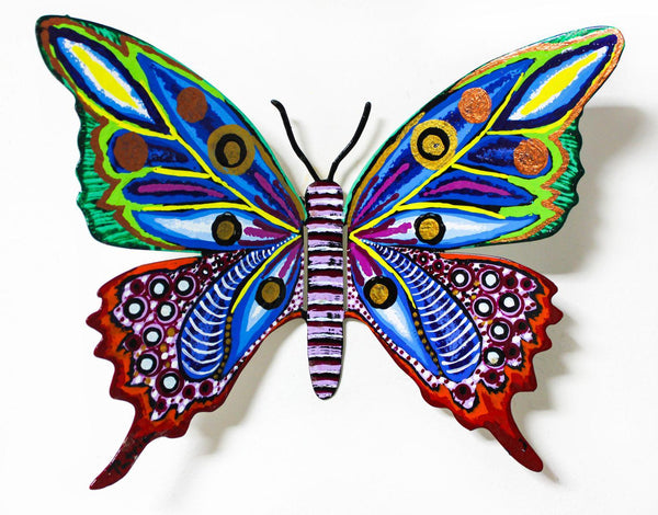 Patricia Govezensky- Original Painting on Cutout Steel "Butterfly CCLXXX"