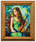 Taras Sidan- Hand Embellished Giclee on Canvas "Lexi"