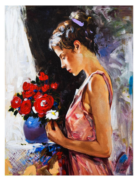 Igor Semeko- Hand Embellished Giclee on Canvas "Blessings"