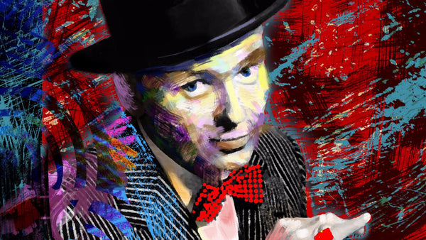 Mark Braver- Original Mixed Media "Sinatra"