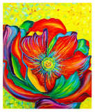 Svyatoslav Shyrochuk- Original Oil on Canvas "Colorful Flower"