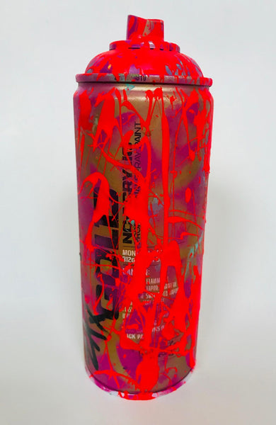 E.M. Zax- HAND PAINTED ARTIST USED SPRAY CAN  "SPRAY CAN"