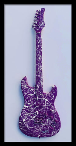E.M. Zax- One-of-a-Kind hand painted Guitar "Guitar"