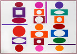 Yaacov Agam- Original Screenprint in colors on Arches paper "Double Metamorphosis III"
