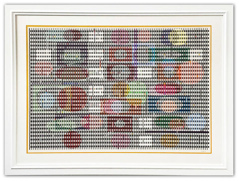 Yaacov Agam- Original Screenprint in colors on Arches paper "Double Metamorphosis I"