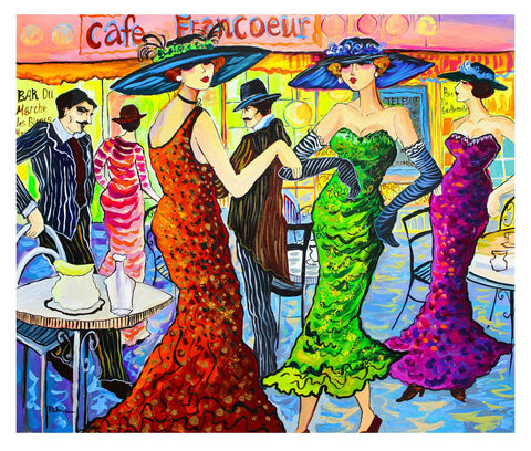 Patricia Govezensky- Original Acrylic on Canvas "Friendship"