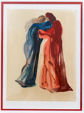 Salvador Dali- Original Color Woodcut on B.F.K. Rives Paper "Purgatory 29"