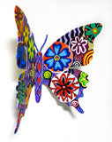 Patricia Govezensky- Original Painting on Cutout Steel "Butterfly CIII"