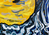 Patricia Govezensky- Original Acrylic on Canvas "Tel Aviv Beach"