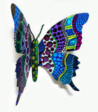 Patricia Govezensky- Original Painting on Cutout Steel "Butterfly LXXXVIII"