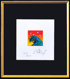 Peter Max- Original Lithograph "The Great Wave with Doves (Mini)"