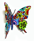 Patricia Govezensky- Original Painting on Cutout Steel "Butterfly CV"