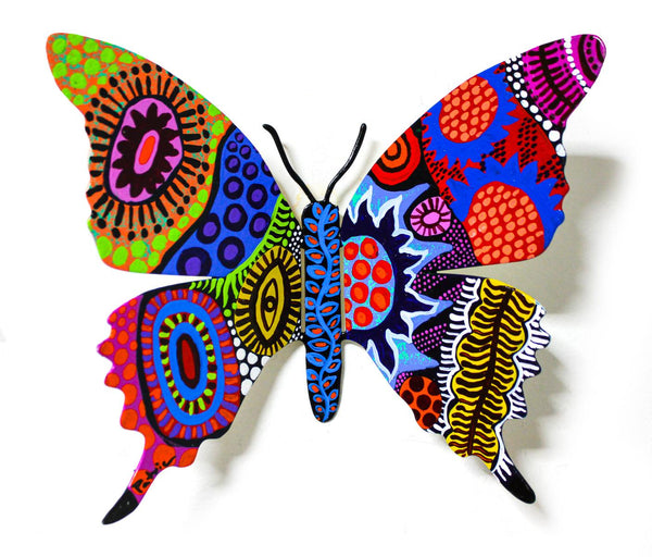 Patricia Govezensky- Original Painting on Cutout Steel "Butterfly CVI"