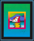 Peter Max- Original Lithograph "Sailboat East on Blends Ver. II"