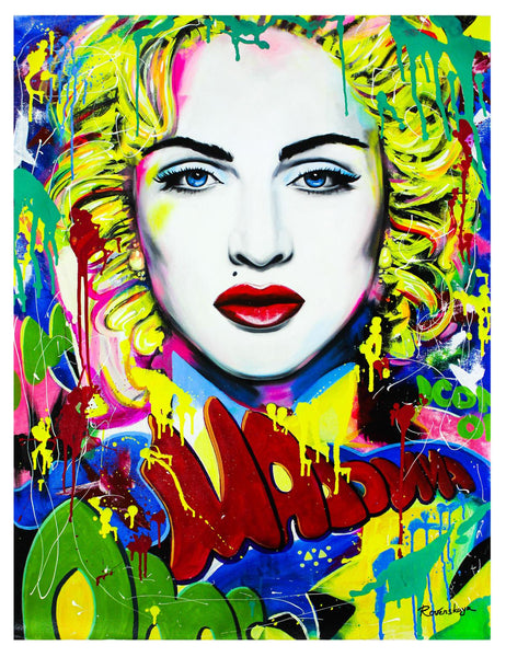 Nastya Rovenskaya- Original Oil on Canvas "Madonna"