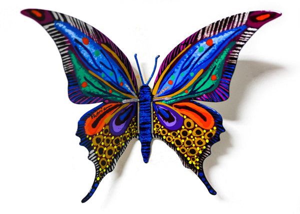 Patricia Govezensky- Original Painting on Cutout Steel "Butterfly CXXXII"