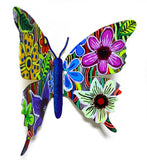 Patricia Govezensky- Original Painting on Cutout Steel "Butterfly CXXVIII"