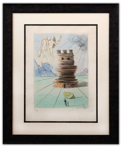 Salvador Dali- Original Lithograph "Simon (From Twelve Tribes of Israel Suite)"