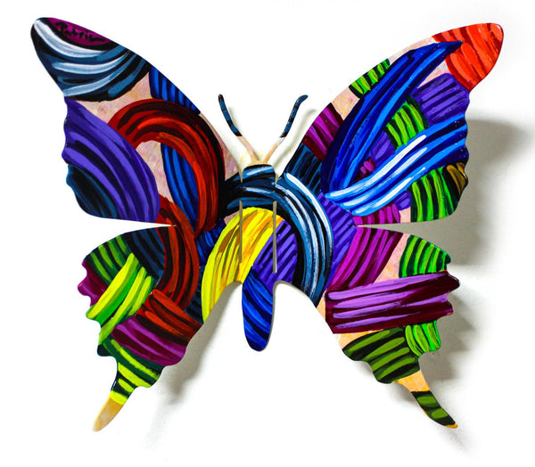 Patricia Govezensky- Original Painting on Cutout Steel "Butterfly CX"