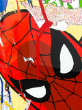 Mr. Brainwash- Mixed Media Hand Finished Silkscreen Serigraph "Spider-Man"
