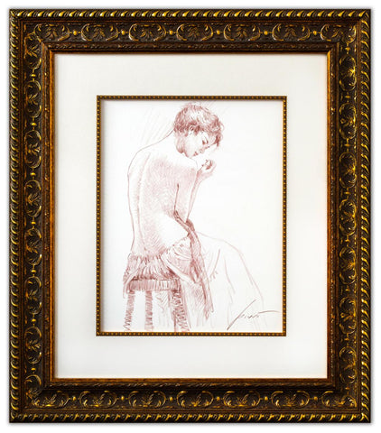 Pino (1939-2010)- Original Drawing on Paper "Untitled"
