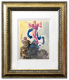 Salvador Dali- Original Color Woodcut on B.F.K. Rives Paper "Paradise 3"
