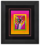 Peter Max- Original Lithograph "Angel with Hearts on Blends II"