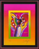 Peter Max- Original Lithograph "Angel with Hearts on Blends II"