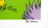 Dr. Seuss- Lithograph on B.F.K. Rives Paper "I AM THE LORAX, I SPEAK FOR THE TREES"
