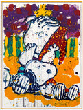 Tom Everhart- Hand Pulled Original Lithograph "Who Placed the Wake Up Call"