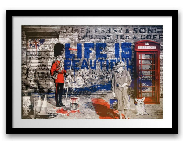 Mr. Brainwash- Original Offset Lithograph on Paper "Life is Beautiful"
