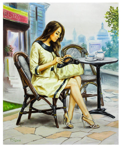 Taras Sidan- Original Oil on Canvas "Andrea"