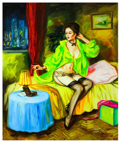 Taras Sidan- Original Oil on Canvas "Matilde"