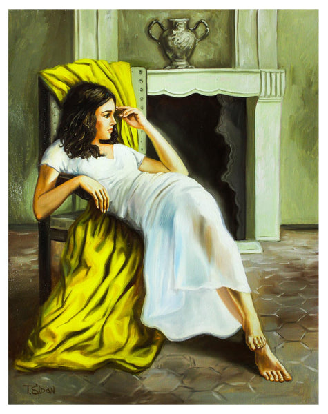 Taras Sidan- Original Oil on Canvas "After Long Days"