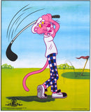 PINK PANTHER- Sericel "Pink Panther Golfing"