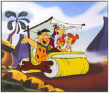 HANNA-BARBERA- Sericel "The Flintstones Family Car"