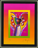 Peter Max- Original Lithograph "Angel with on Blends"