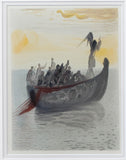 Salvador Dali- Original Color Woodcut on B.F.K. Rives Paper "PURGATORY 2"