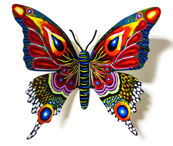 Patricia Govezensky- Original Painting on Cutout Steel "Butterfly CXXXII"