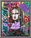 Nastya Rovenskaya- Original Mixed Media on Paper "The Colours of Mona Lisa"