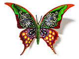 Patricia Govezensky- Original Painting on Cutout Steel "Butterfly CLXVII"