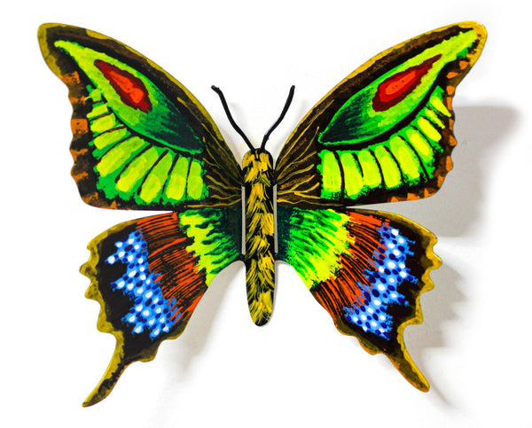 Patricia Govezensky- Original Painting on Cutout Steel "Butterfly CLXVII"