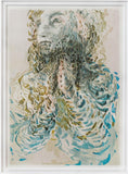 Salvador Dali- Original Color Woodcut on B.F.K. Rives Paper "paradise 17"