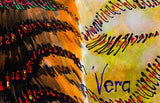 Vera V. Goncharenko- Original Oil on Canvas "Tiger Climbing Tree"